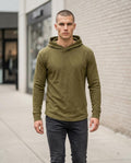 Statement Street - Yuhim | Körperbetonter Jersey Hoodie Herren