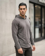 Statement Street - Yuhim | Körperbetonter Jersey Hoodie Herren