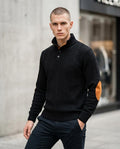 Statement Street - Nobir | Strukturiert Geknöpft Pullover Herren