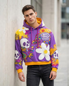 Statement Street - Moram | Applizierter Kurzgeschnittener Hoodie Unisex