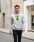 Statement Street - Vowak | Graumelierter Bedruckter Hoodie Unisex