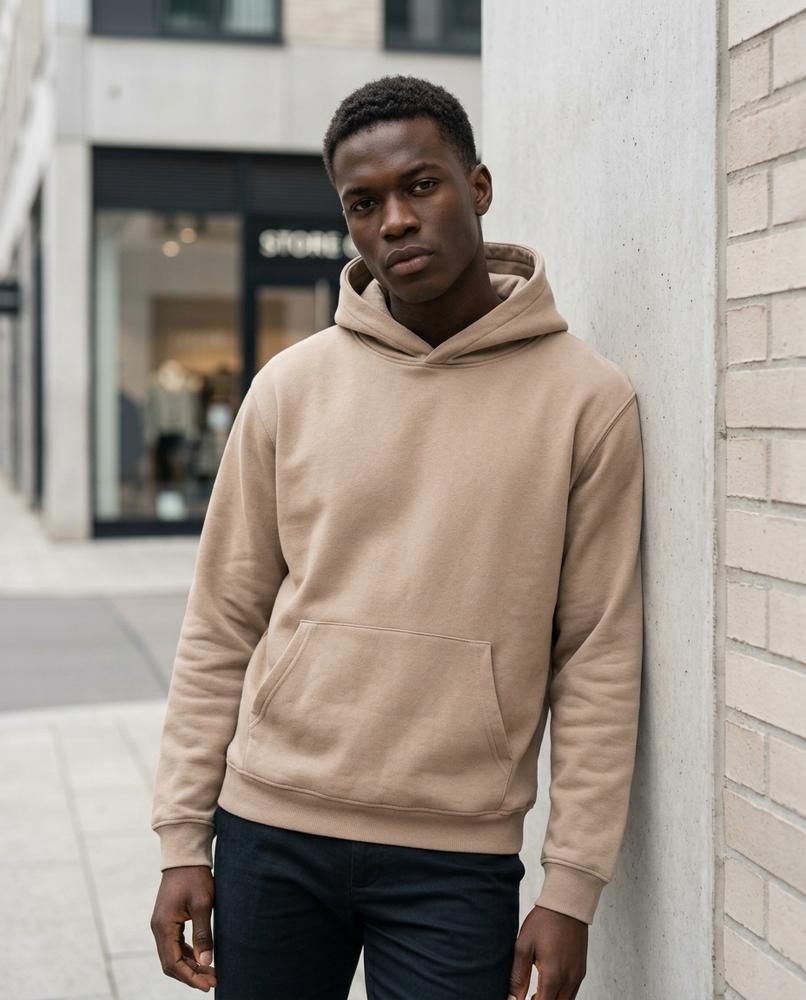 Statement Street - Liket | Unifarbener Lockerer Hoodie Unisex