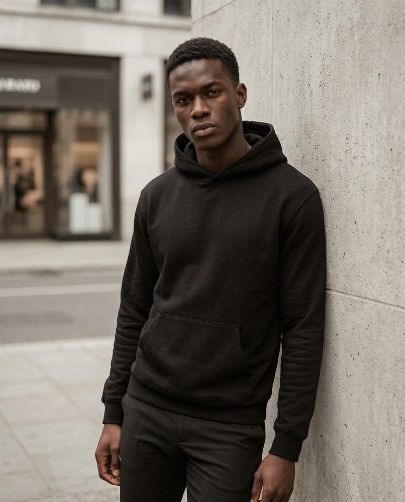 Statement Street - Liket | Unifarbener Lockerer Hoodie Unisex