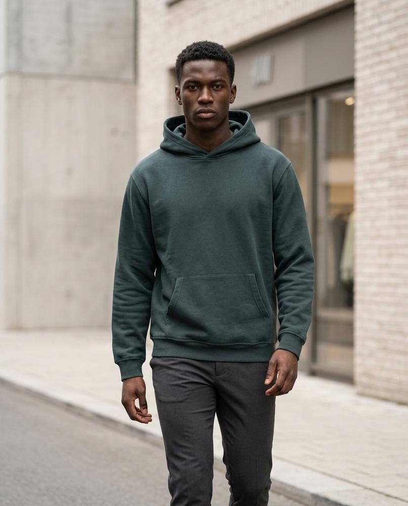 Statement Street - Liket | Unifarbener Lockerer Hoodie Unisex