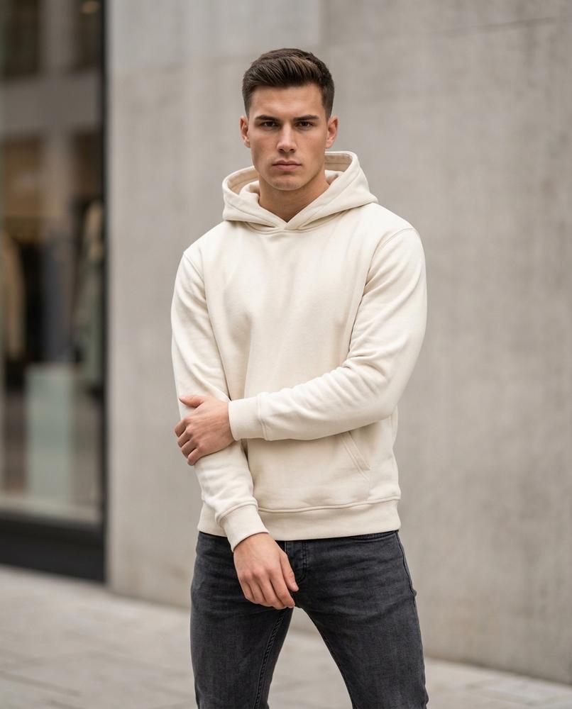 Statement Street - Liket | Unifarbener Lockerer Hoodie Unisex