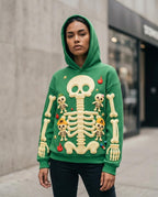 Statement Street - Vogal | Appliziert Strukturiert Hoodie Unisex