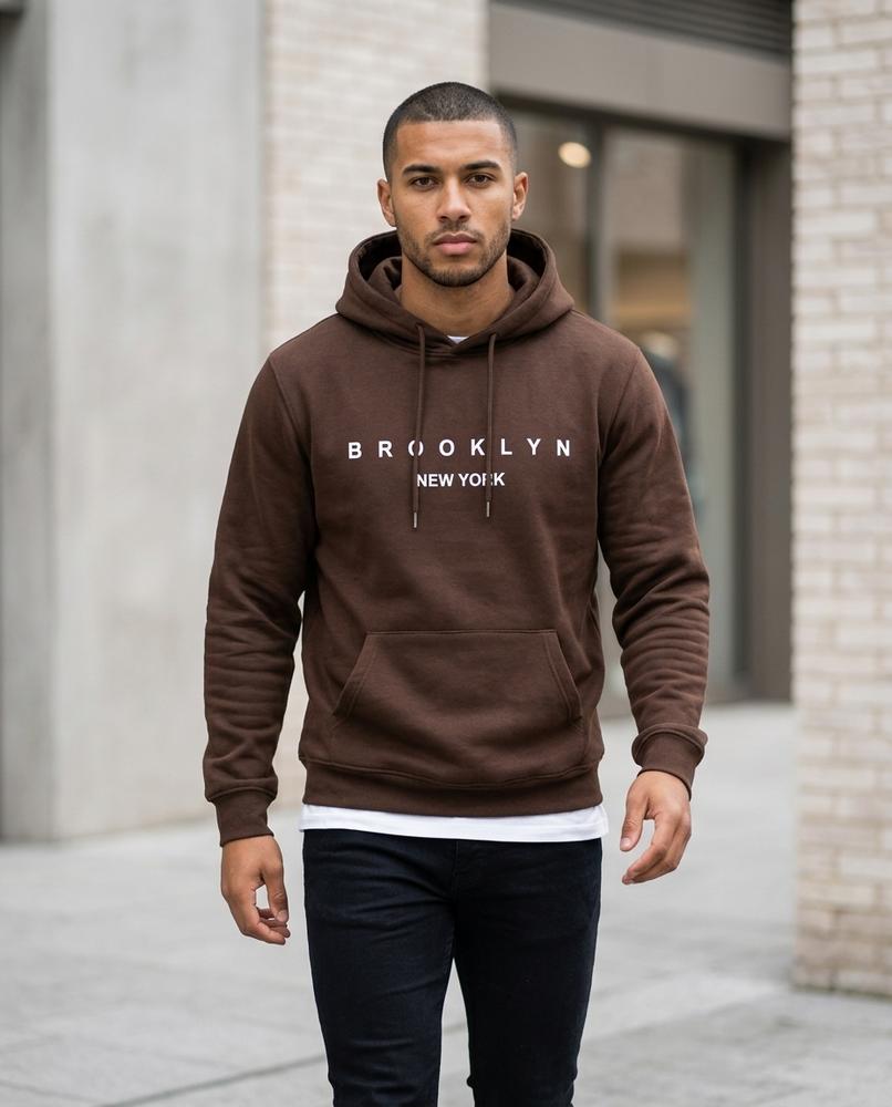 Statement Street - Vibus | Bedruckter Langärmliger Hoodie Herren