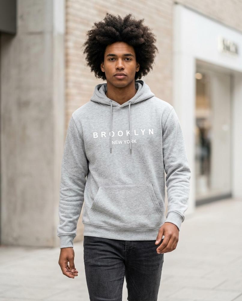 Statement Street - Vibus | Bedruckter Langärmliger Hoodie Herren
