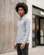 Statement Street - Euzud | Langärmliges Strukturiertes Shirt Herren