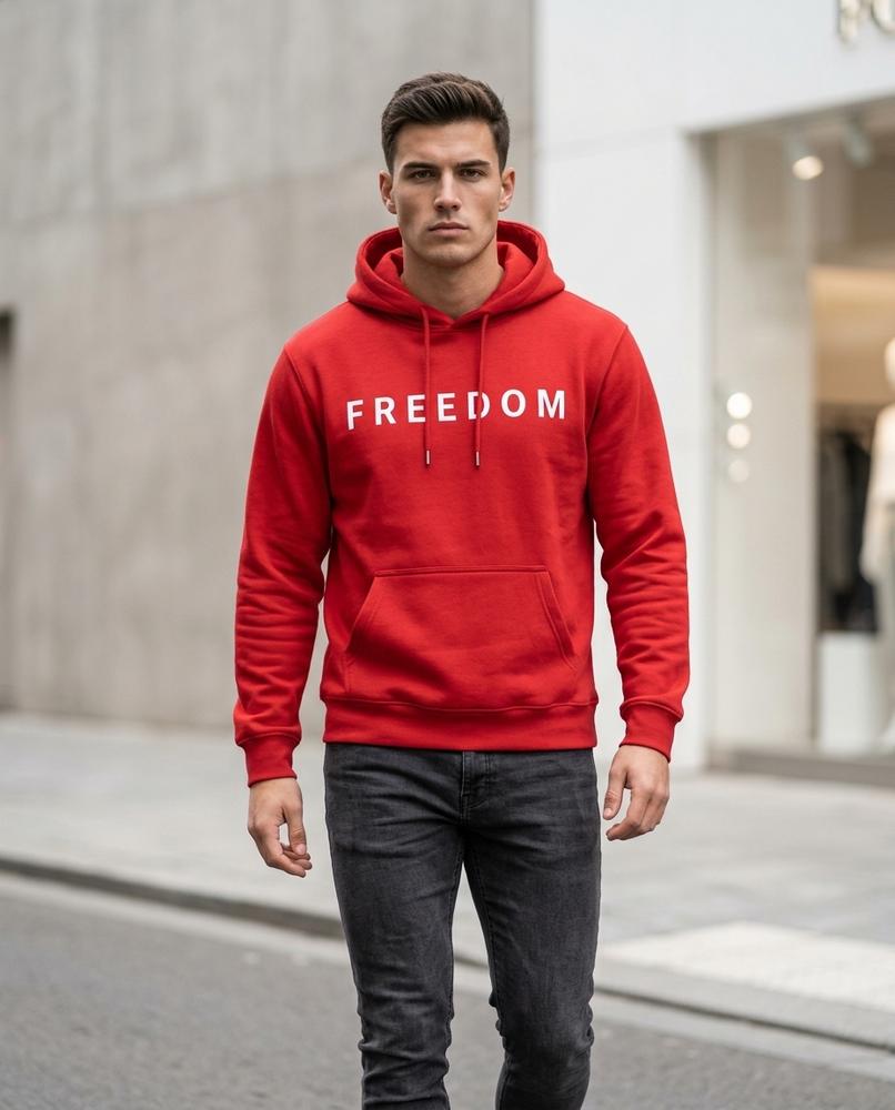Statement Street - Vukar | Bedruckter Langärmliger Hoodie Unisex
