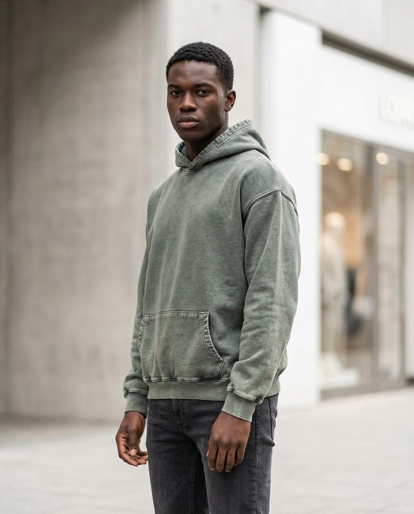 Statement Street - Rotok | Oversized Gewaschener Hoodie Unisex