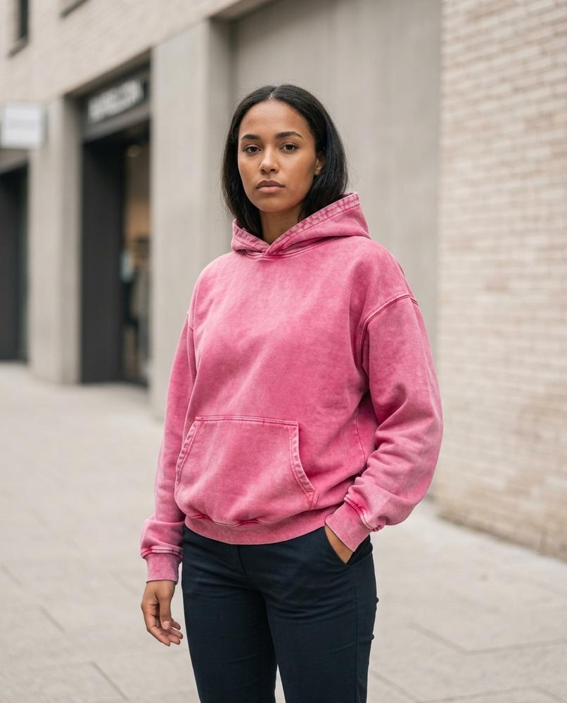 Statement Street - Rotok | Oversized Gewaschener Hoodie Unisex