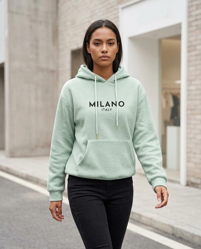 Statement Street - Somol | Langärmliger Bedruckter Hoodie Damen