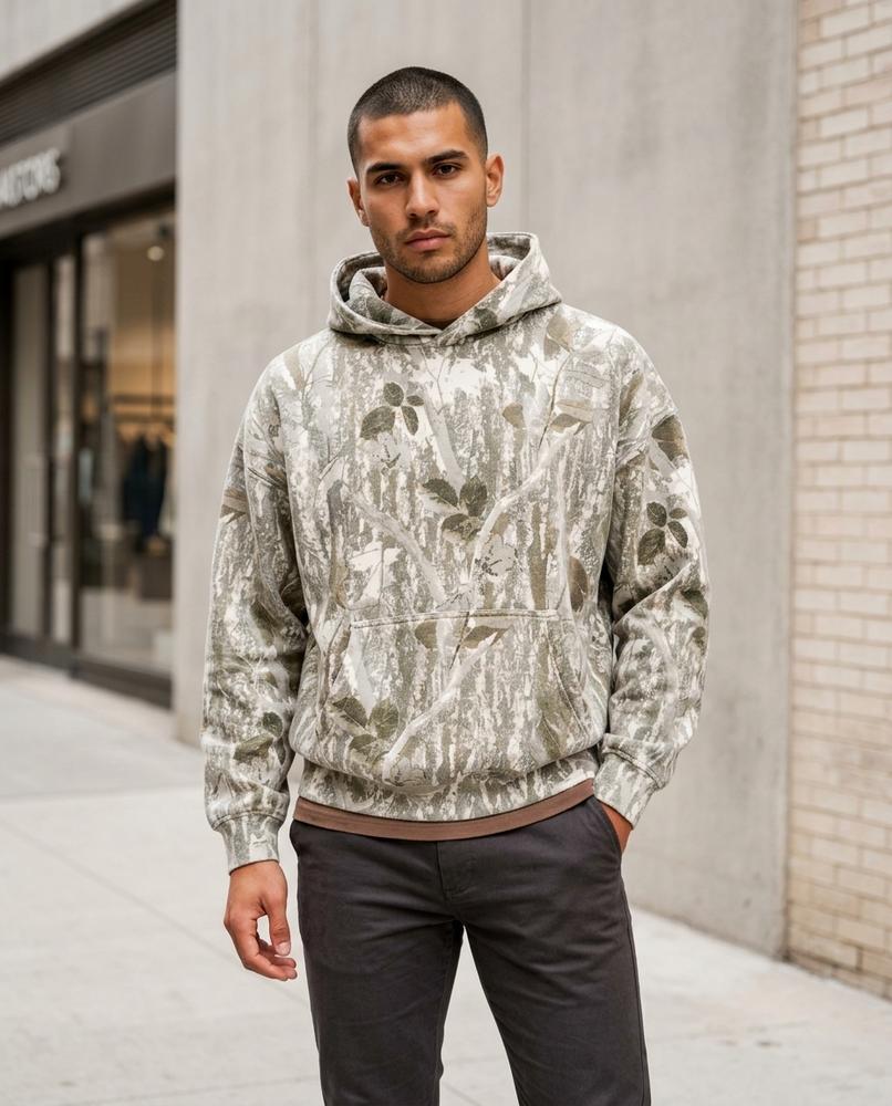 Statement Street - Tobum | Bedruckt Langärmlig Hoodie Herren