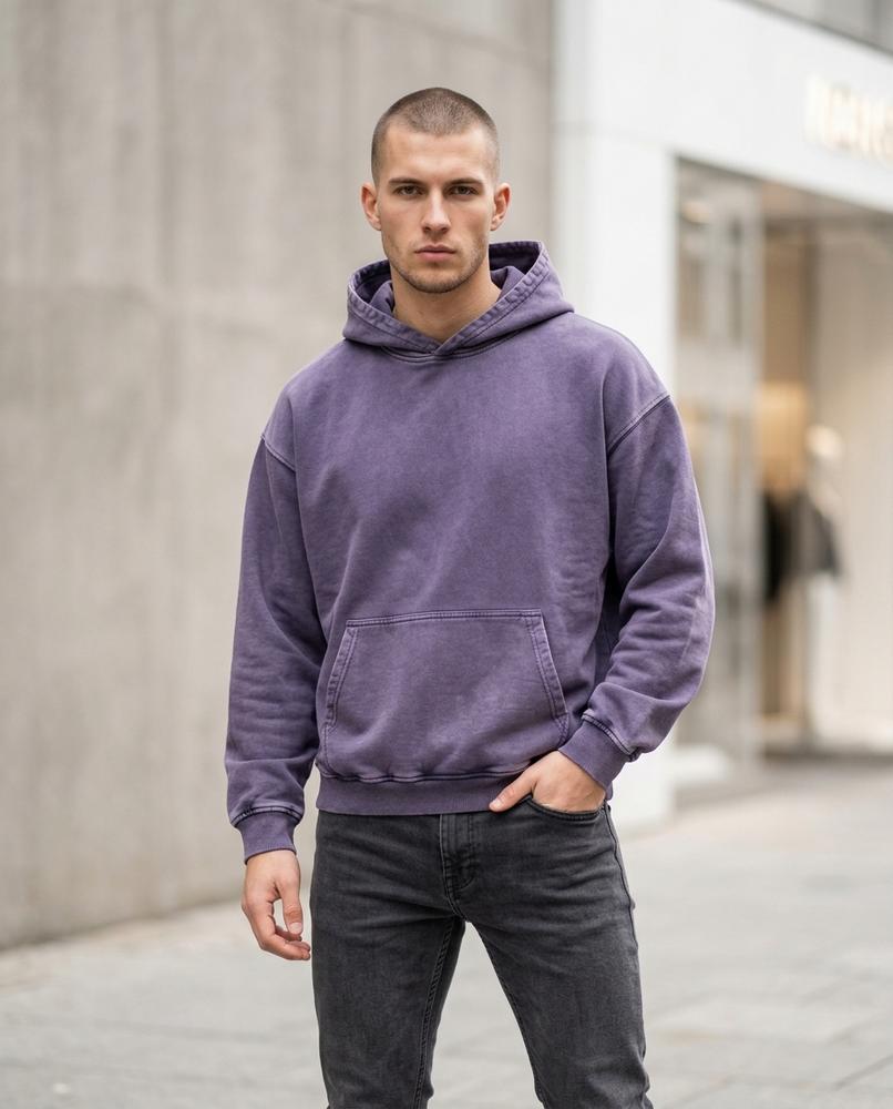 Statement Street - Rotok | Oversized Gewaschener Hoodie Unisex