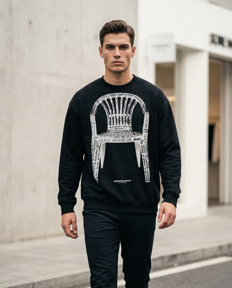 Statement Street - Eihum | Bedruckt Langärmlig Sweatshirt Unisex