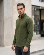 Statement Street - Yelid | Strukturiert Langärmlig Pullover Herren