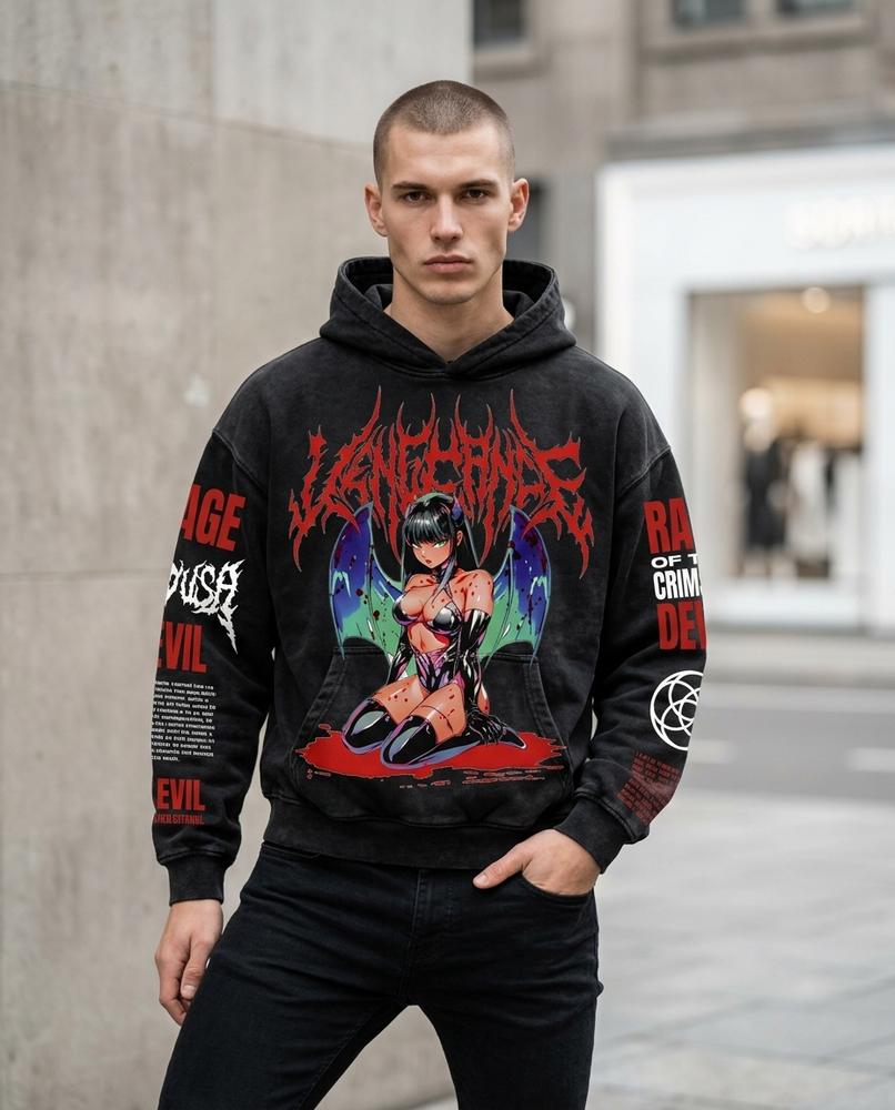 Statement Street - Susar | Übergroß Bedruckt Hoodie Unisex
