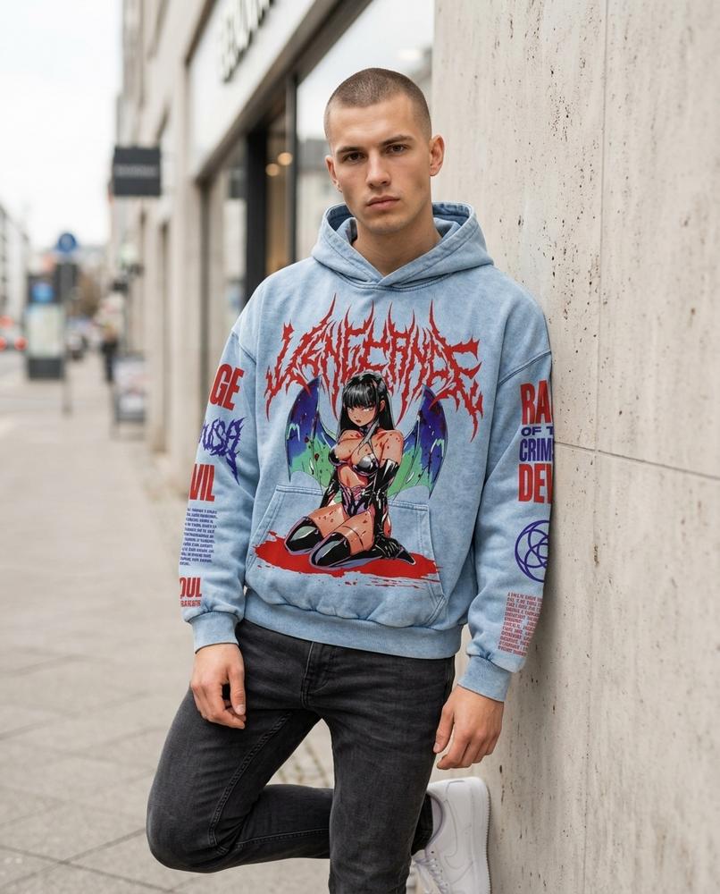 Statement Street - Susar | Übergroß Bedruckt Hoodie Unisex