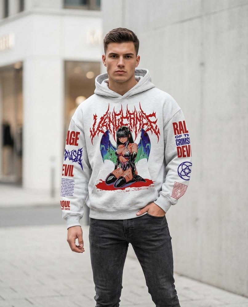 Statement Street - Susar | Übergroß Bedruckt Hoodie Unisex
