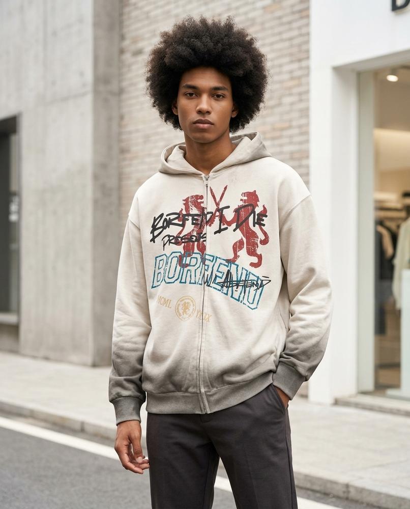 Statement Street - Notok | Bedruckter Farbverlaufender Hoodie Unisex