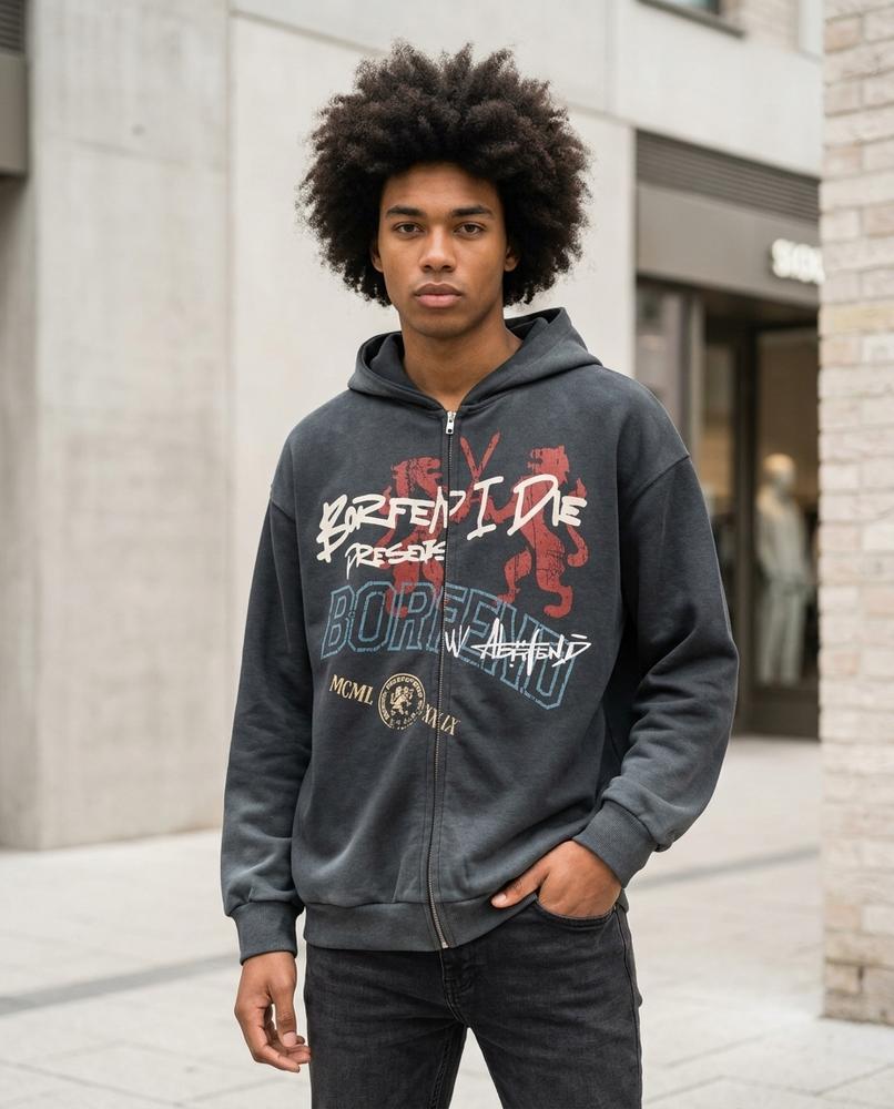 Statement Street - Notok | Bedruckter Farbverlaufender Hoodie Unisex