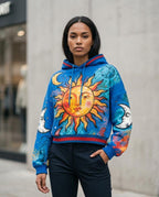 Statement Street - Eavek | Bedruckter Verkürzter Hoodie Unisex