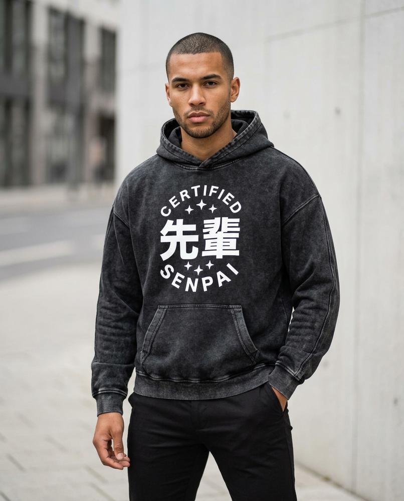 Statement Street - Lelur | Gewaschen Oversized Hoodie Unisex