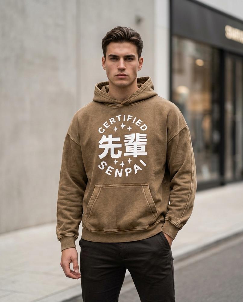Statement Street - Lelur | Gewaschen Oversized Hoodie Unisex