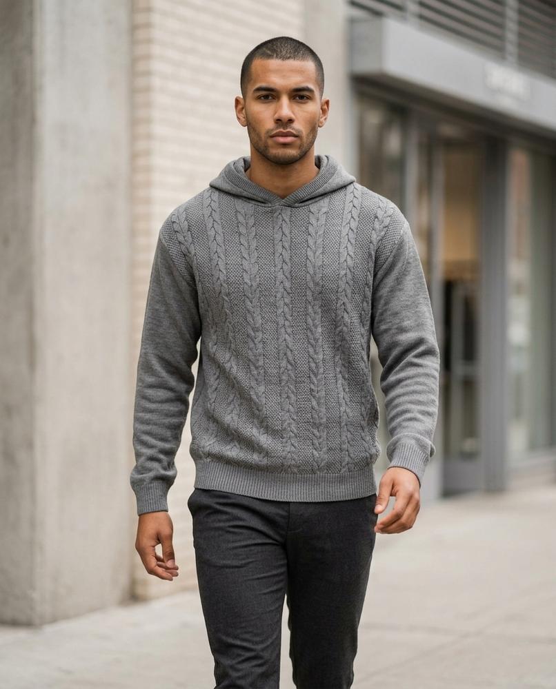 Statement Street - Yuros | Strukturierter Kombinierter Hoodie Herren