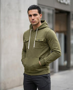 Statement Street - Aohed | Aufgesetzter Funktionaler Hoodie Herren