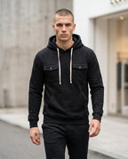 Statement Street - Aohed | Aufgesetzter Funktionaler Hoodie Herren