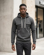 Statement Street - Aohed | Aufgesetzter Funktionaler Hoodie Herren