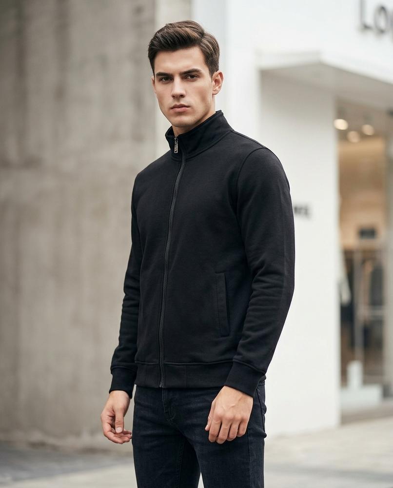 Statement Street - Yasev | Gerippte Sweat Jacke Unisex
