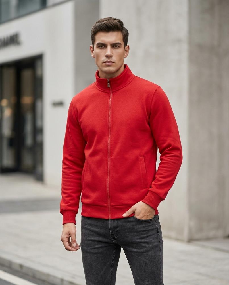 Statement Street - Yasev | Gerippte Sweat Jacke Unisex
