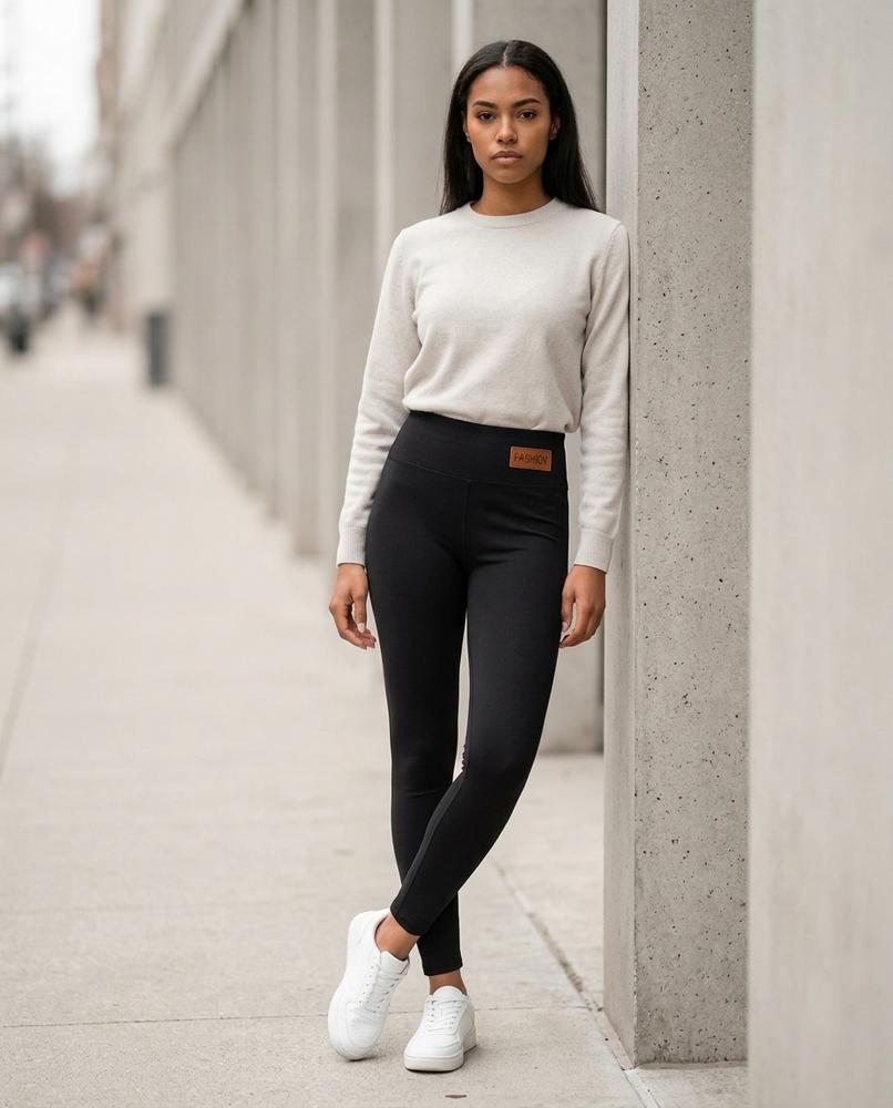 Statement Street - Yimek | Gefütterte Hochgeschnittene Hose Damen