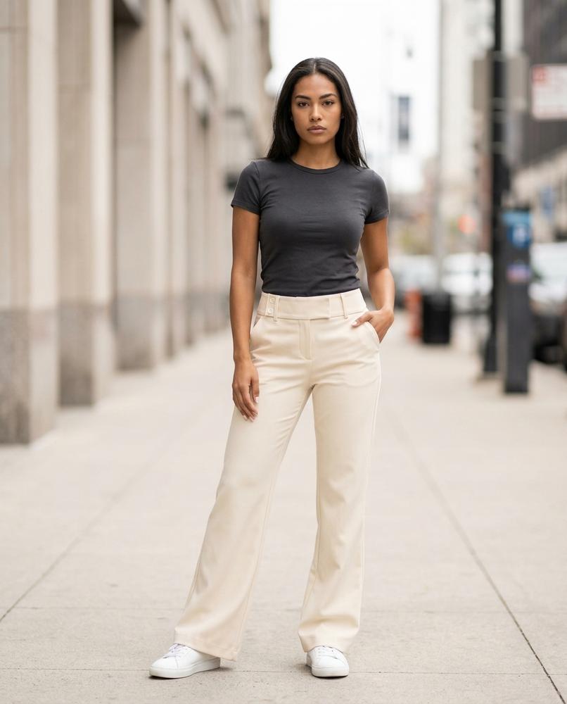Statement Street - Kokek | Ausgestellt Glatt Hose Damen