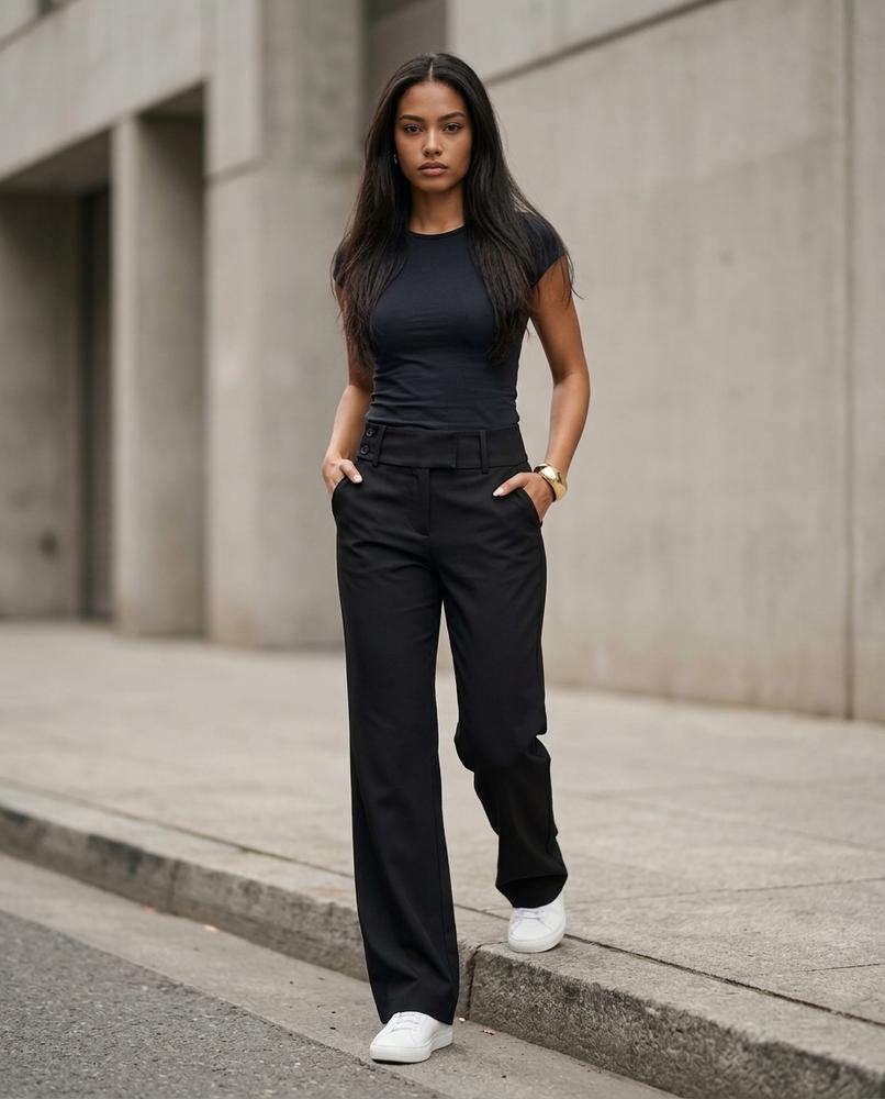 Statement Street - Kokek | Ausgestellt Glatt Hose Damen