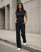 Statement Street - Kokek | Ausgestellt Glatt Hose Damen