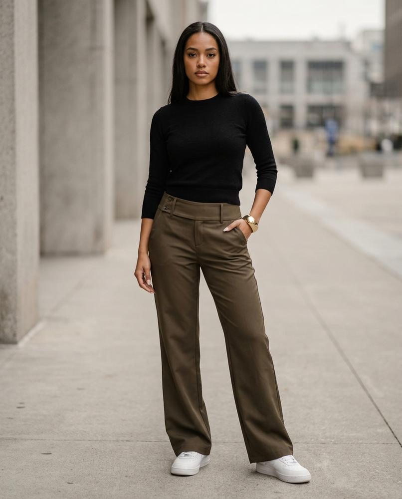 Statement Street - Kokek | Ausgestellt Glatt Hose Damen