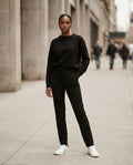 Statement Street - Lurun | Gerade Geschnittene Gestrickte Hose Damen
