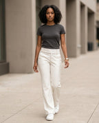Statement Street - Kokek | Ausgestellt Glatt Hose Damen