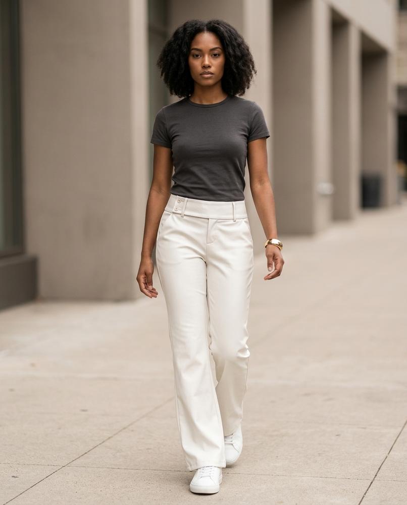 Statement Street - Kokek | Ausgestellt Glatt Hose Damen