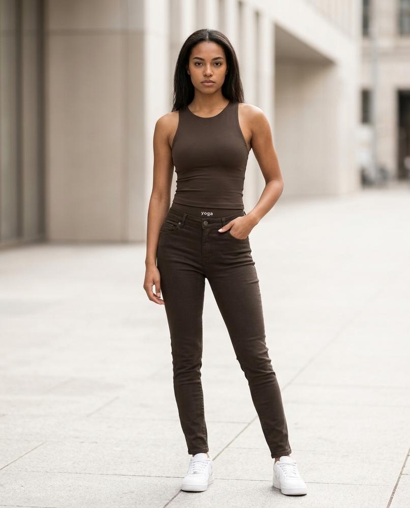 Statement Street - Tamun | Enganliegend Elastisch Hose Damen